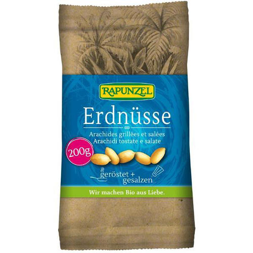  Feinkost produkte : Erdnüsse geröstet & gesalzen 200g