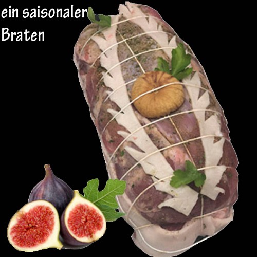 Lammrollbraten aus der Schulter mit Feigen 1Kg