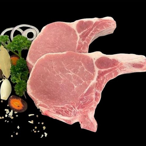 Bio Schweinefleisch : Stielkotelett 2 x 220g