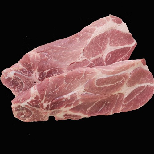 Bio Schweinefleisch : Kammkotelett, 2 Stück x 250g