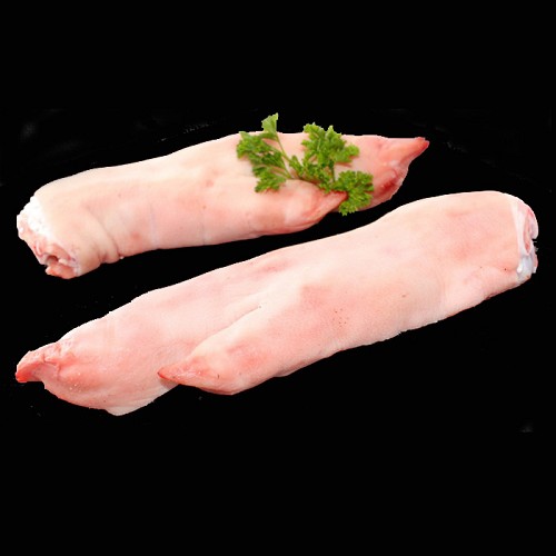 Schweinefüße frisch 1 Stück  x halbiert