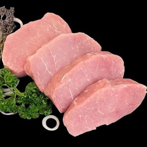 Schweinerückensteaks, 4 Stück x 180g