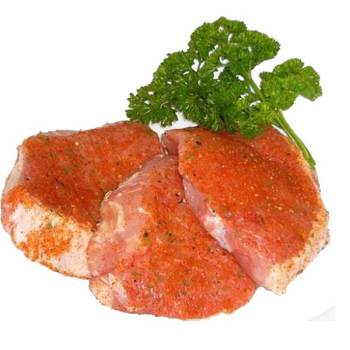 Bio-Schweinerückensteaks mariniert – 4 x 180g marinierte BBQ