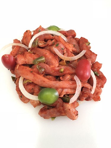 Paprika Schweinegeschnetzeltes