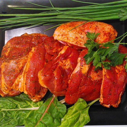 Putensteaks aus der Keule mariniert 2x200g