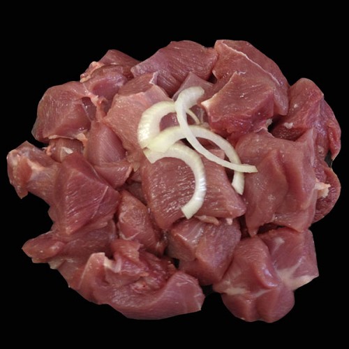 Putengulasch aus der Keule 500g 