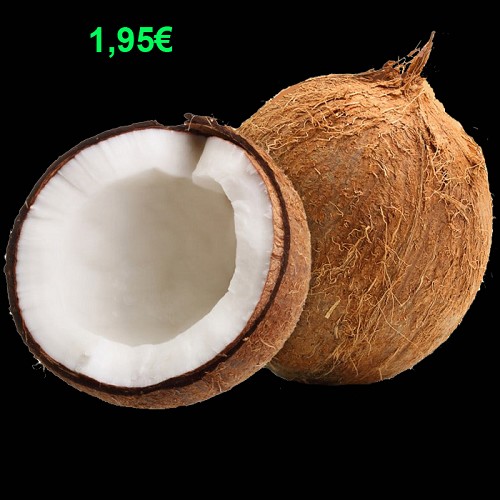 Kokosnuss - Herkunft: Elfenbeinküste 