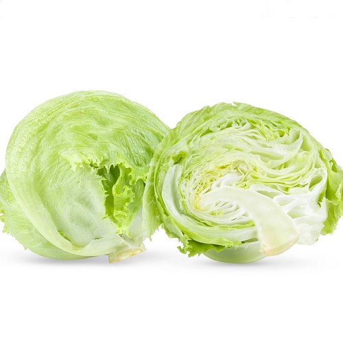 Eisberg Salat, regionale Ernte