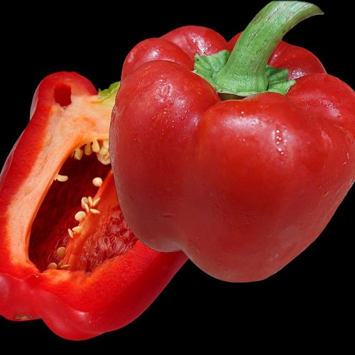 Paprika rot Stück