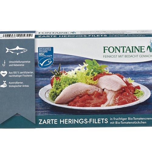 Heringsfilet in Tomatencreme