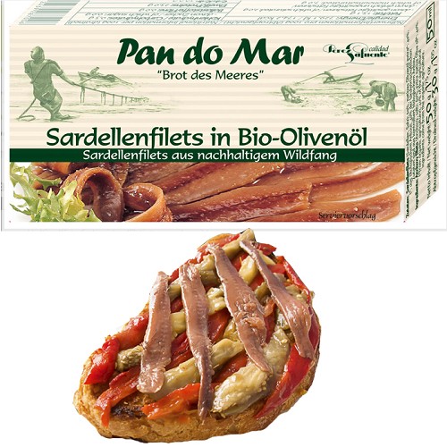 Fisch und Co : Sardellenfilets in Olivenöl 50g