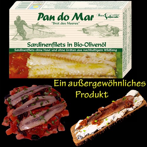 Sardinenfilets in Bio-Olivenöl ohne Haut und Gräten