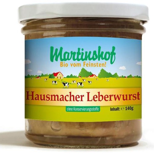 Hausmacher Leberwurst Bio  140g 