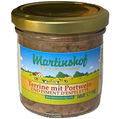 Terrine mit Portwein 140g Bio