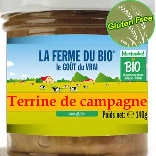 Terrine de campagne 140g Bio