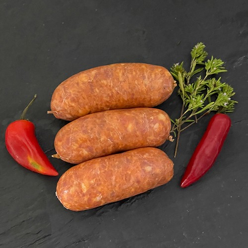 Bio Wurstwaren : Salsiccia Piccante, 3 Stück - 180g - NEU!!