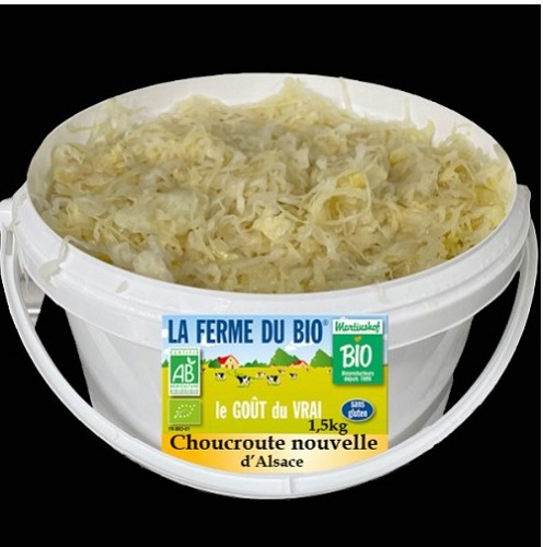 Frisches Bio Sauerkraut 1,5kg