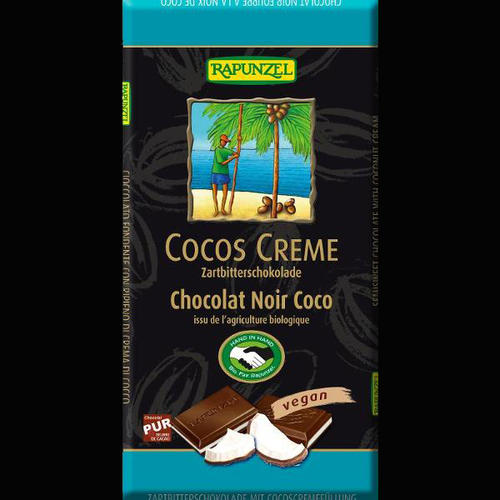 Kaffee/Honig/ Schokoladen : Cocos-CREME Schokolade