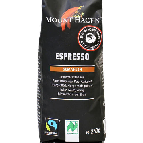 Bio Kaffee - Espresso gemahlen