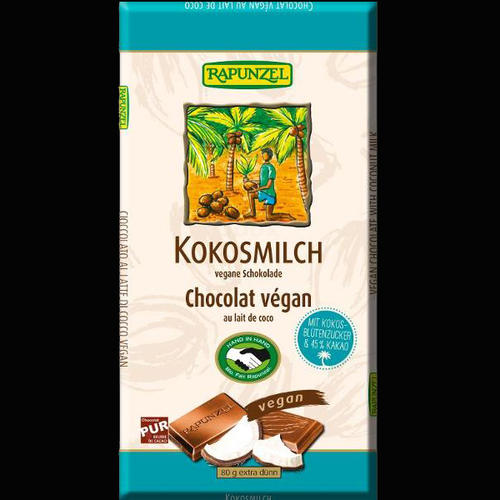Kokosmilch-Schokolade