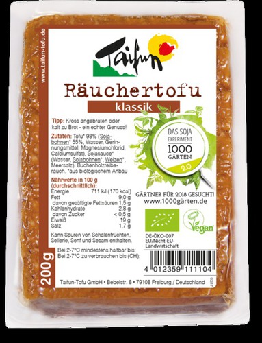 veganen und vegetarischen Bio-Spezialitäten  : Räuchertofu