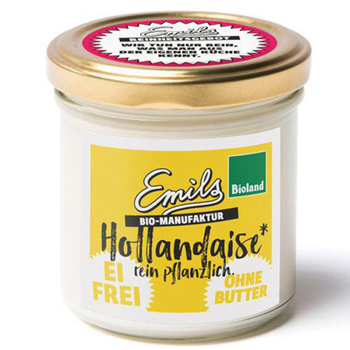 veganen und vegetarischen Bio-Spezialitäten  : Vegane Sauce Hollandaise 125g