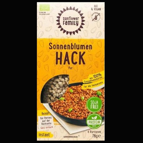 Sonnenblumen Hack wie Hackfleisch, aus 100% Sonnenblumenkernen