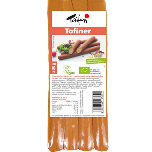 veganen und vegetarischen Bio-Spezialitäten  : Tofu-Wiener