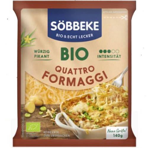 Bio Quattro Formaggi Reibekäse, 140g