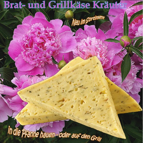 Käserei & Milchprodukte : Brat- und Grillkäse Kräuter 180g