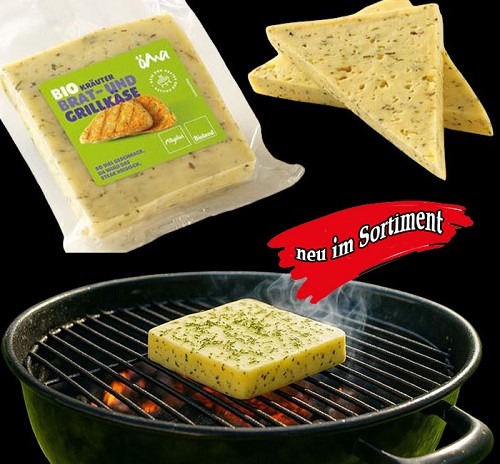Bio-ÖMA Brat- und Grillkäse mit Kräutern