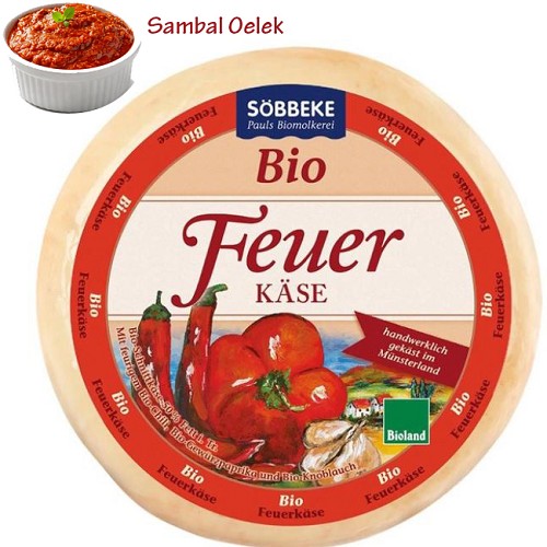 Feuerkäse,  Pikant mit Sambal Oelek   ca 200g
