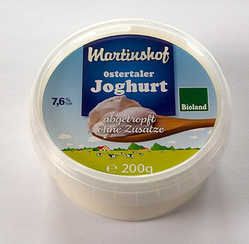Käserei & Milchprodukte : Ostertaler Joghurt, abgetropft