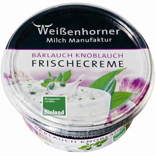 Käserei & Milchprodukte : Bärlauch-Knoblauch-Frischecreme