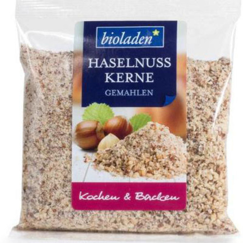 Haselnusskerne, gemahlen 100g