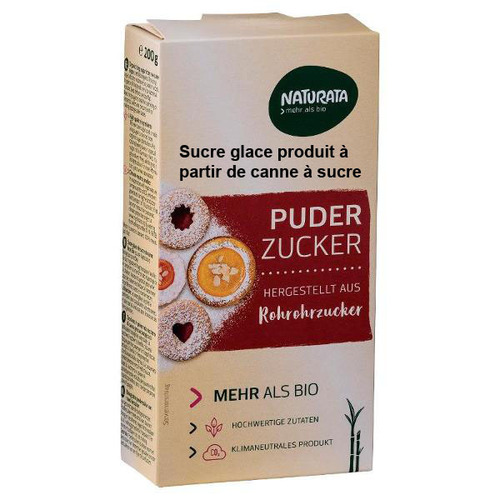  Feinkost produkte : Puderzucker aus Rohrohrzucker