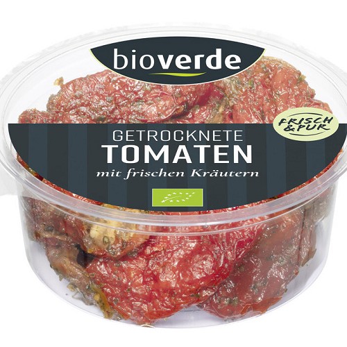  Feinkost produkte : Getrocknete Tomaten mit frischen Kräutern