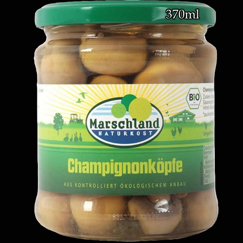 Feinkost produkte : Bio-Champignon Köpfe 370 ml