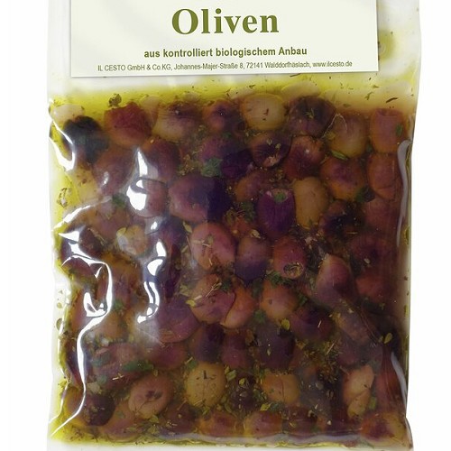  Feinkost produkte : italienische Leccino Oliven, entsteint