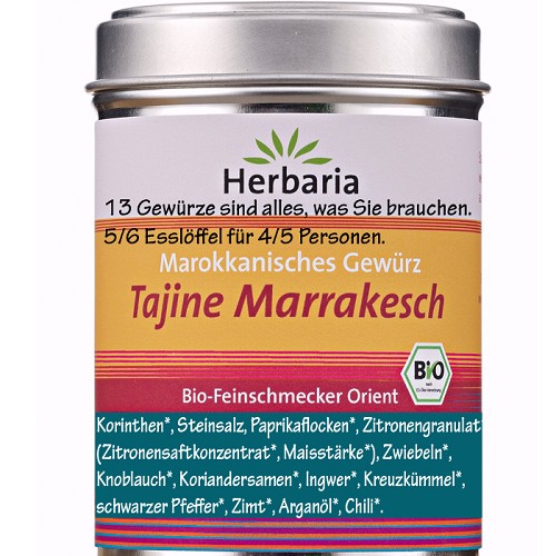  Feinkost produkte : Tajine Marrakesch -13 besten Gewürzen 