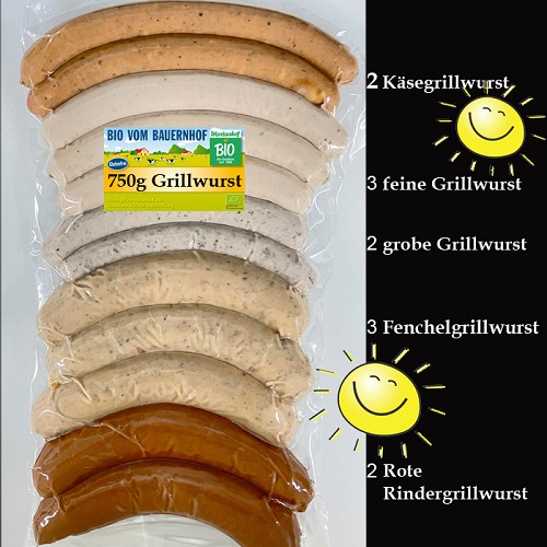 Bio Grillwurst-Paket  