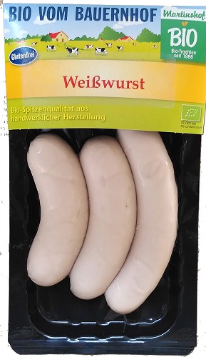 Bio Osterbrücker Weißwurst x3