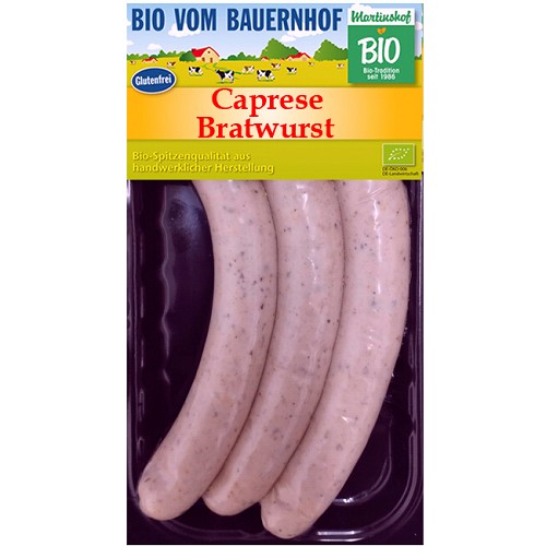 Bio Caprese-Bratwurst 3x70g