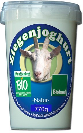 Bioland Ziegenjoghurt 770g Sonderartikel - VORBESTELLUNG