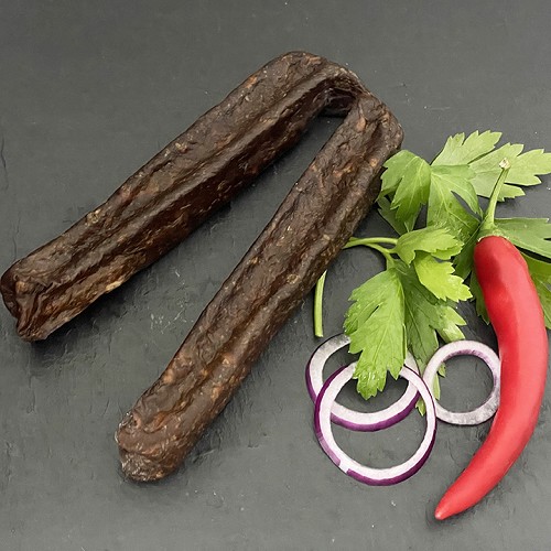 Bio Rinderknacker mit Chili 250g